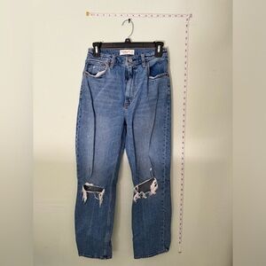 Abercrombie ankle straight jeans